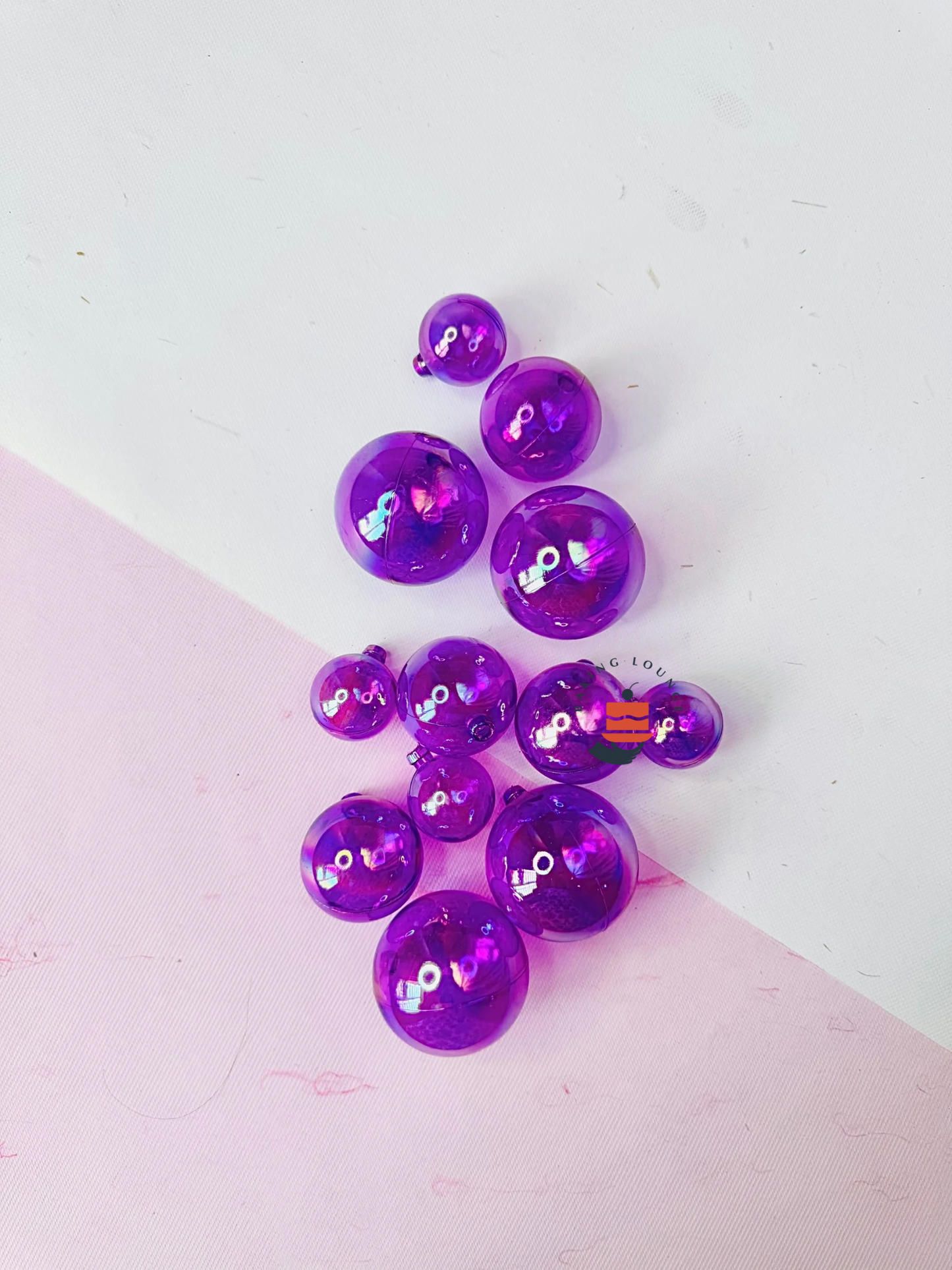 Crystal Faux Ball Topper (Pack of 12Pcs)