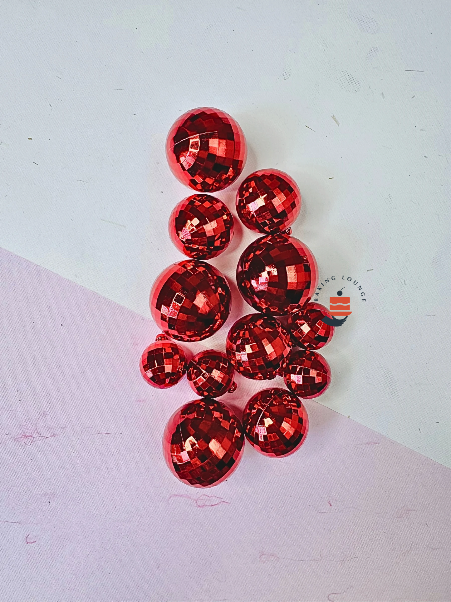 Disco Faux Ball Topper (Pack of 12Pcs)