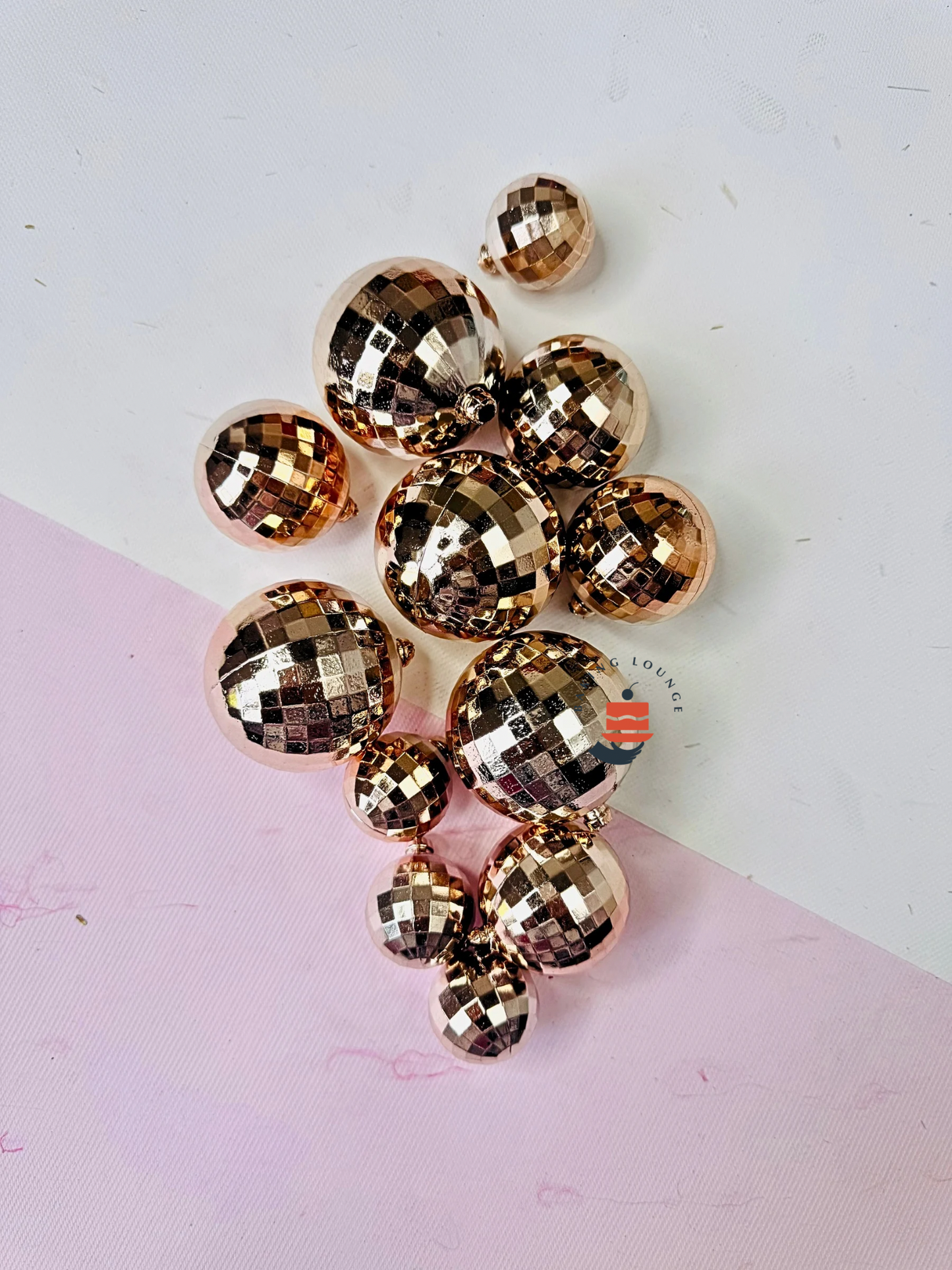Disco Faux Ball Topper (Pack of 12Pcs)