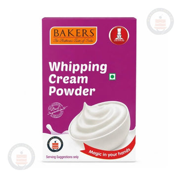 Bakers Whipping Cream Powder | Instant Whip Topping for Cakes, Pastries & Desserts | 100gm | Pack of 1