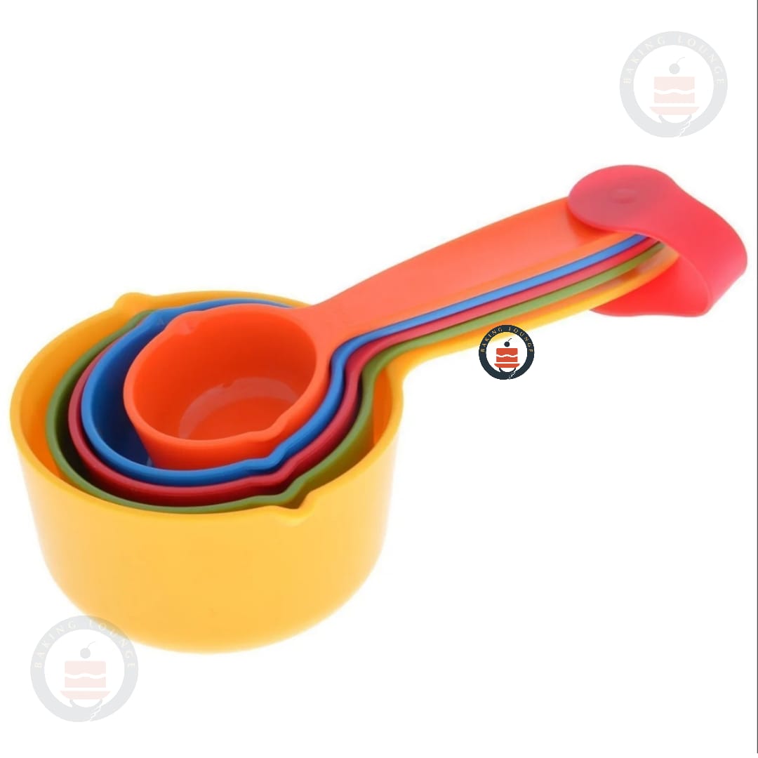5 in 1 Plastic Measuring Cups and Spoon Set