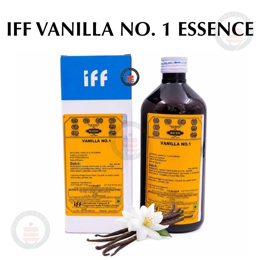 IFF Bush Essence Flavor | Essence for Cakes and Desserts | 500 ml | 1 Piece