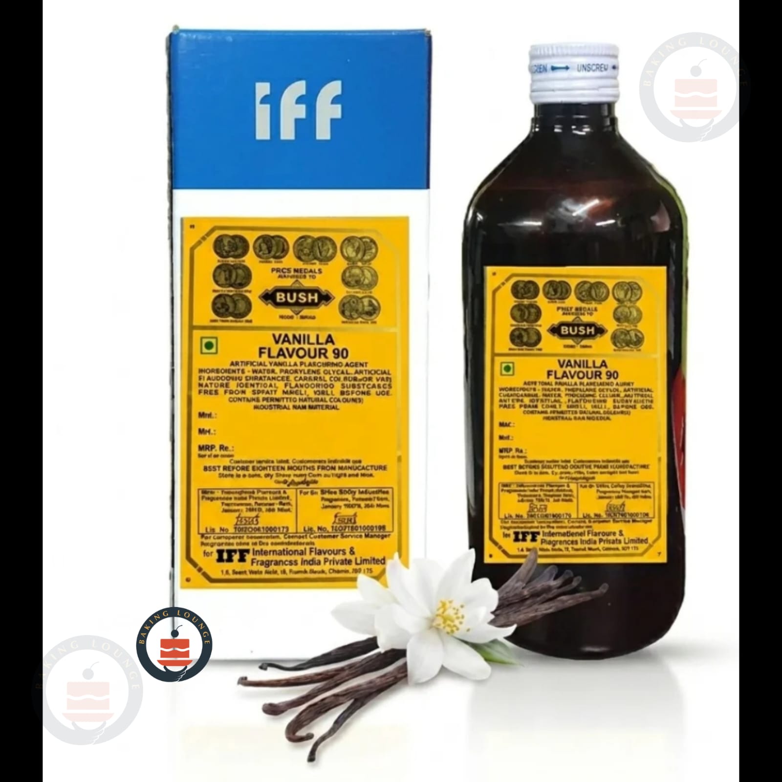 IFF Bush Essence Flavor | Essence for Cakes and Desserts | 500 ml | 1 Piece