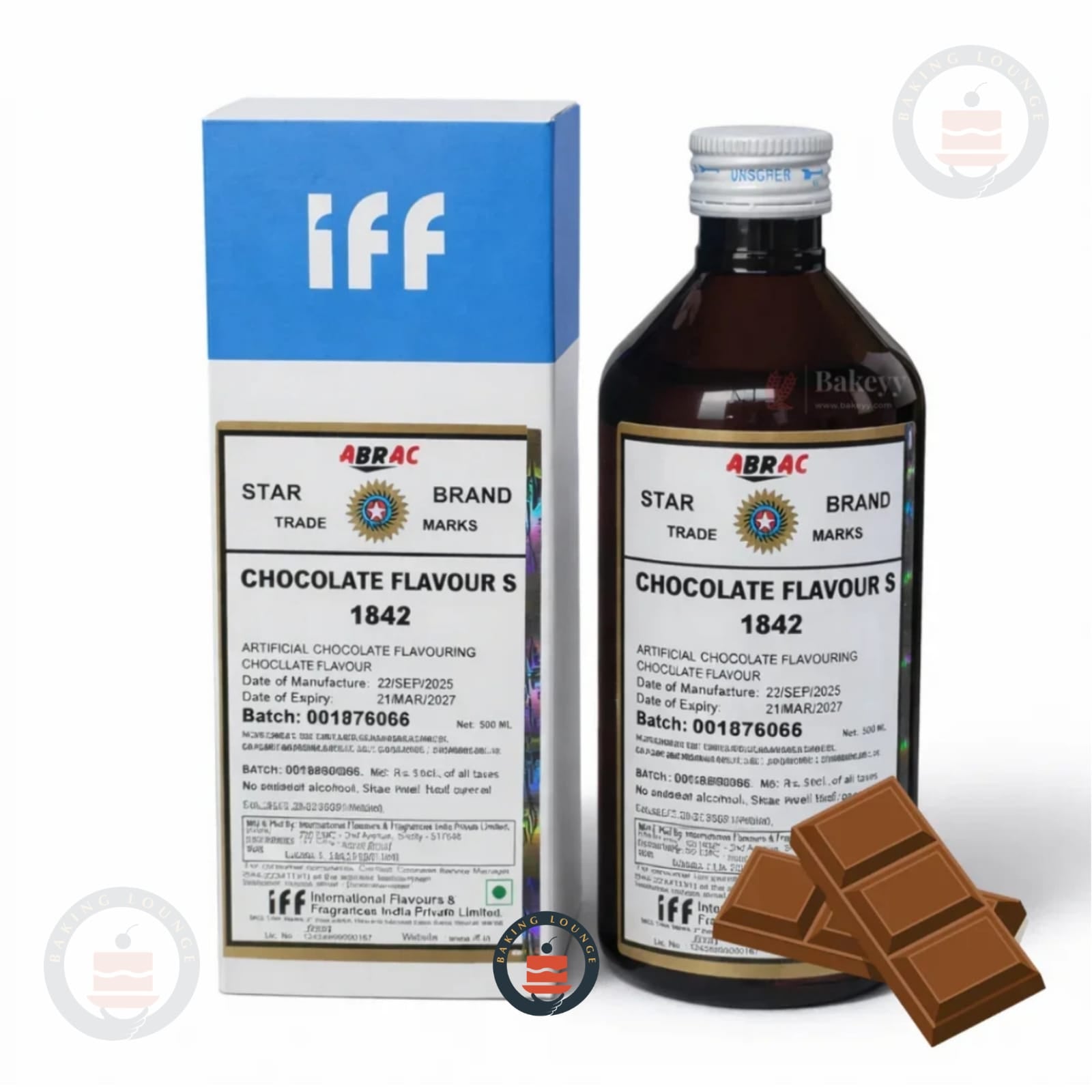 IFF Bush Essence Flavor | Essence for Cakes and Desserts | 500 ml | 1 Piece